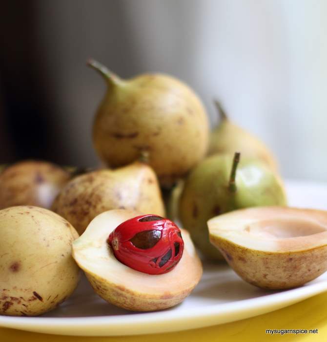 Fresh nutmegs